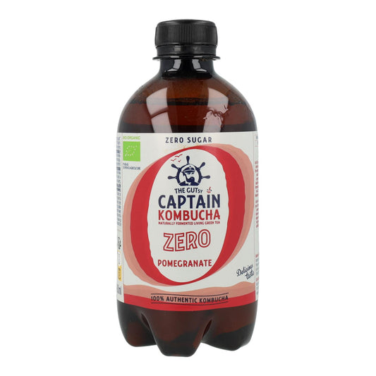 Kombucha Zero Granatäpple BIO Captain Kombucha 400 ml