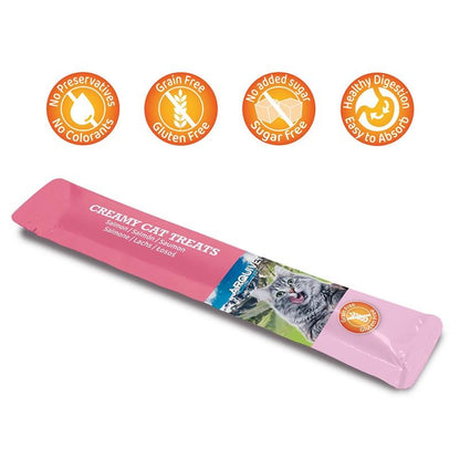 Creamy Cat Treats Snack crémeux au saumon Arquivet 5x14 g