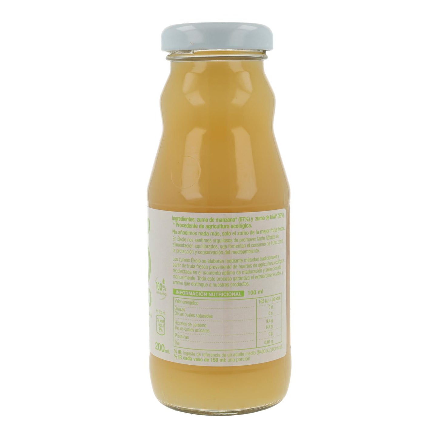100% Organic Kiwi and Apple Juice ékolo 750 ml