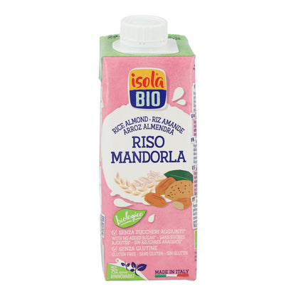 24er-Pack Bio-Reis- und Mandeldrink Isola BIO 250 ml