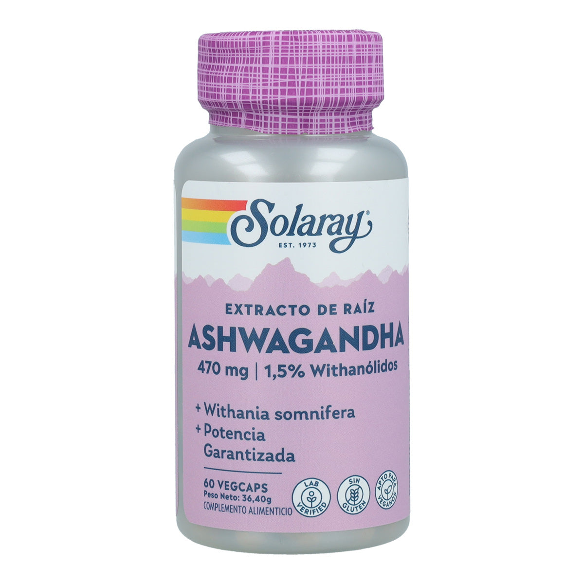 Ashwagandha Solaray 60 kapslar