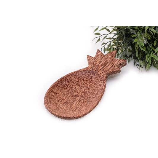 Holzteller aus Kokosnuss in Ananasform 25 x 11 cm