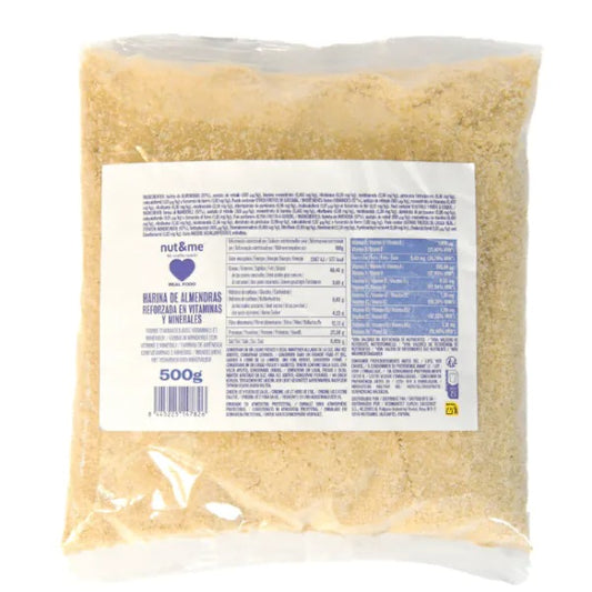 Mandelmehl mit Vitaminen und Mineralstoffen Nut&amp;me 500g