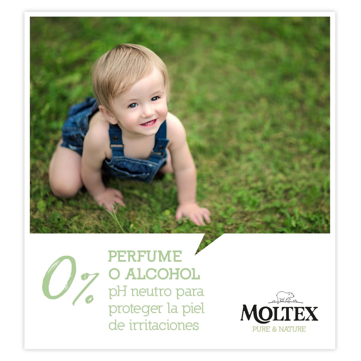 Moltex Pure & Nature wipes 60 units