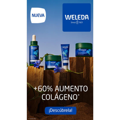 Crema de noche redensificante de Genciana azul y Edelweiss Weleda 40 ml