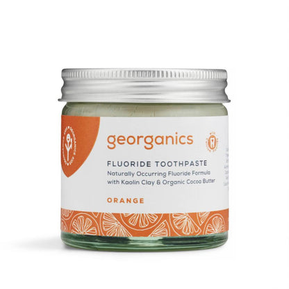 Pasta do zębów z fluorem Pomarańcza 60 ml Georganics