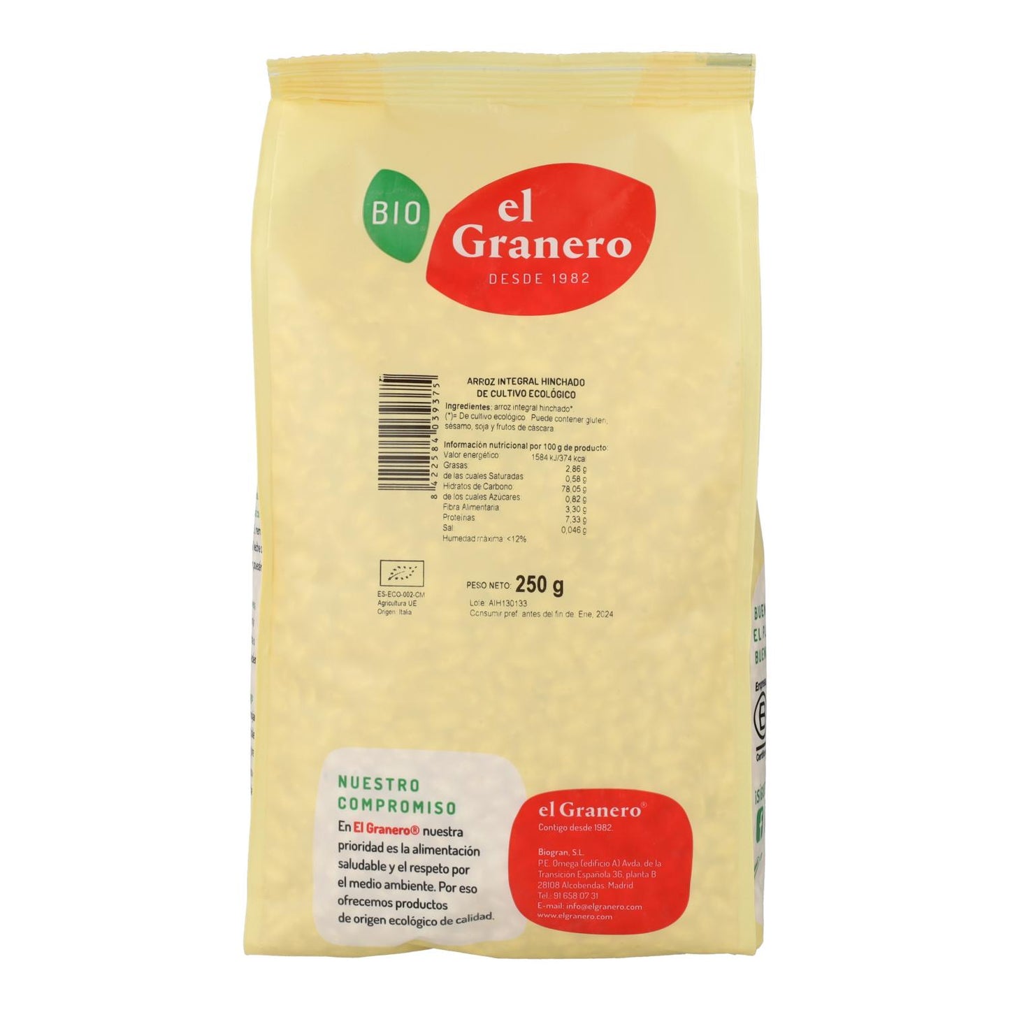 Puffreis El Granero, 250 g